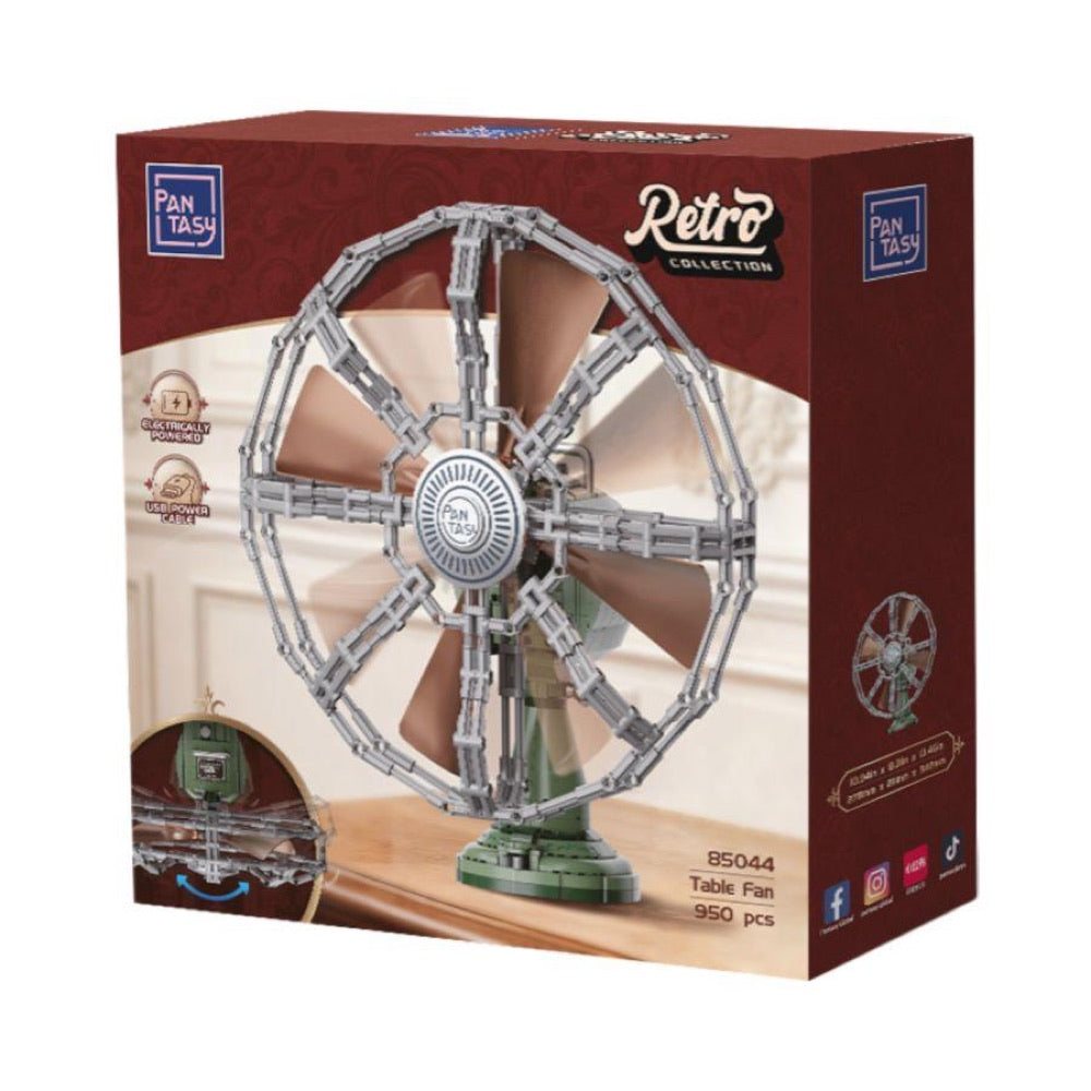 Retro Collection – Table Fan Construction Set (950 Pieces)
