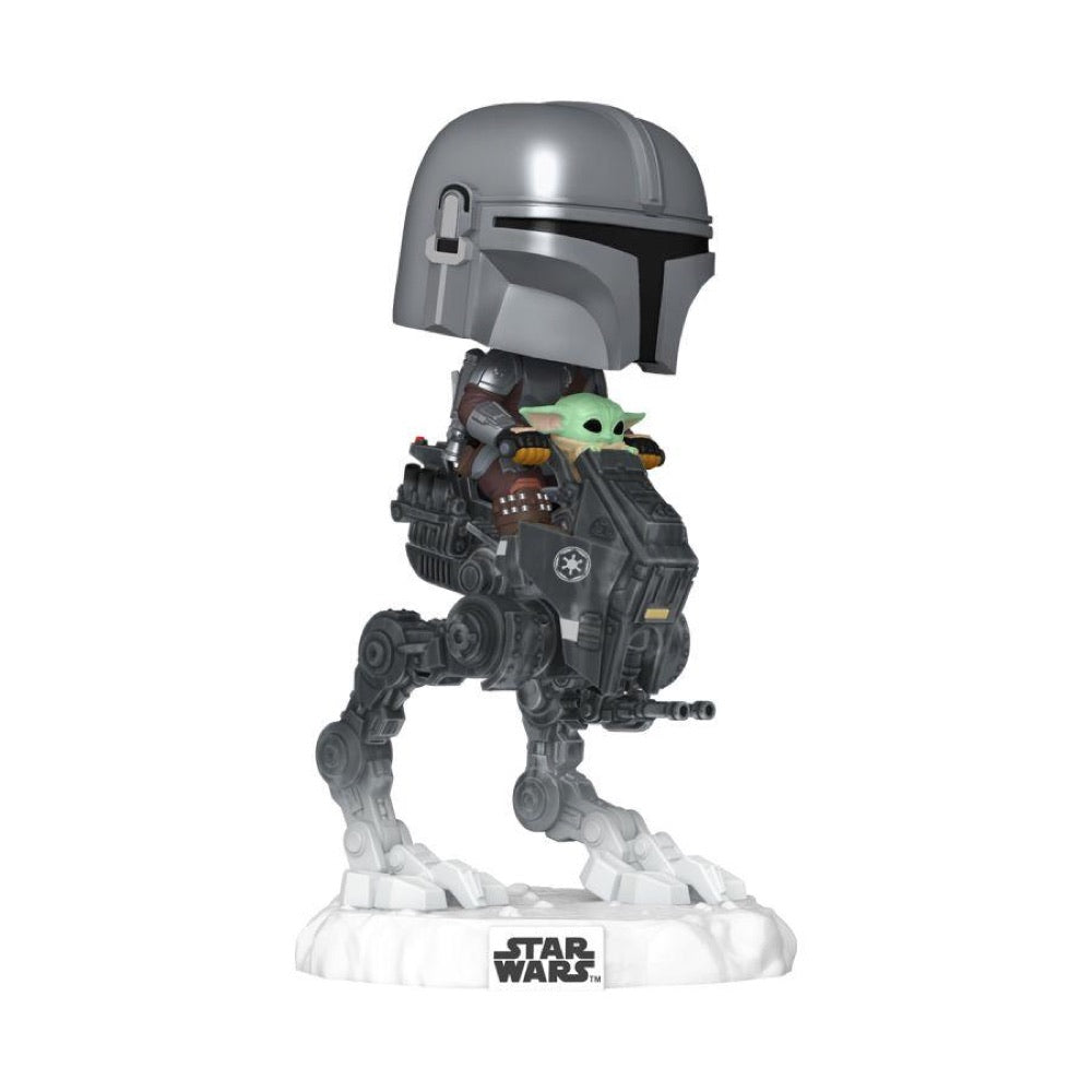 The Mandalorian & Grogu (2026) – The Mandalorian with Grogu in Imperial Remnant AT-RT Pop! Ride