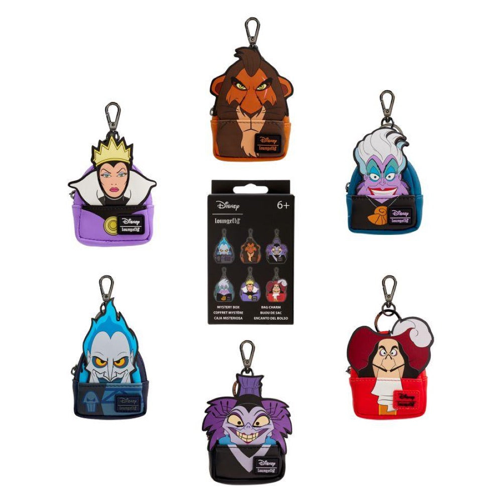Disney Villains – Mystery Mini Backpack Bag Charm (Display of 15)
