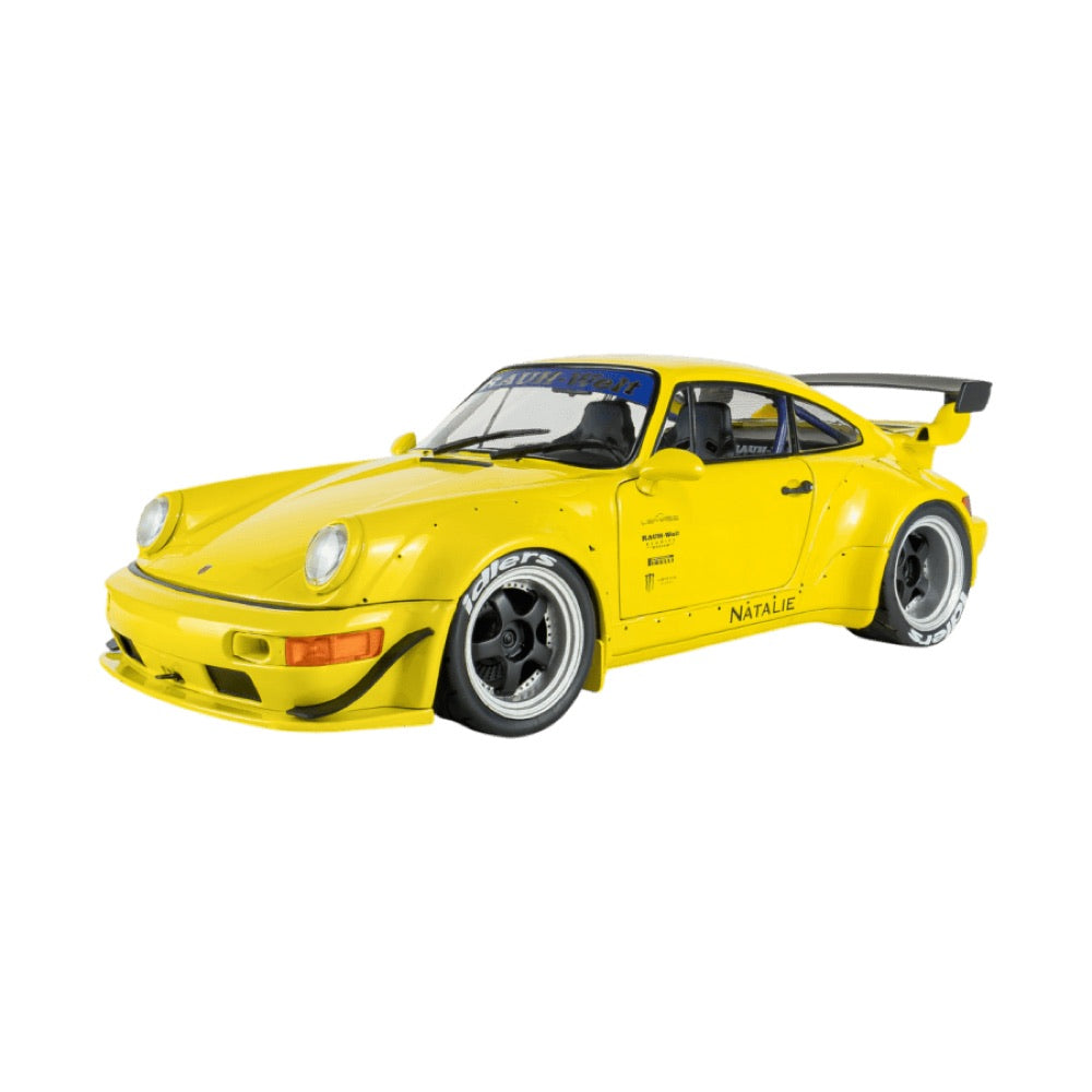 Solido – 1:18 2023 RWB Bodykit Natali Yellow Diecast Vehicle