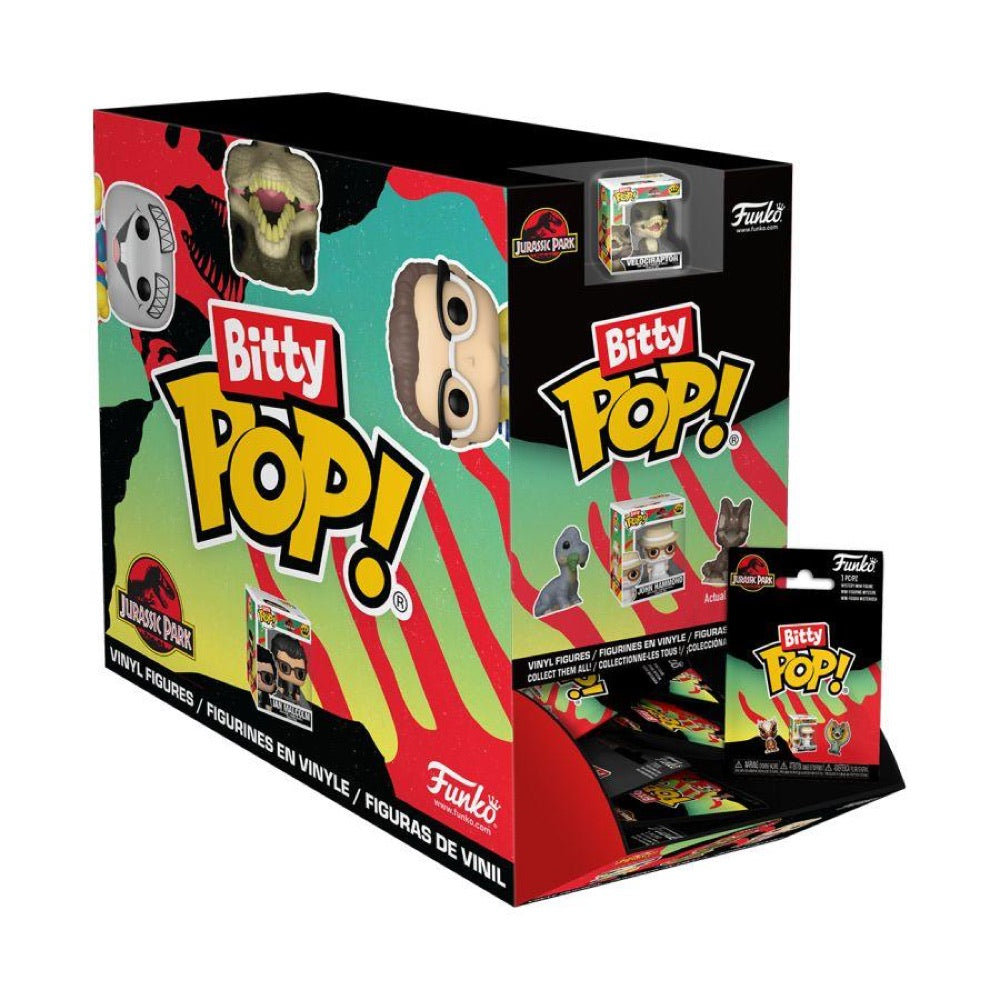 Jurassic Park – Bitty Pop! Blind Bag Assortment (Display of 32)