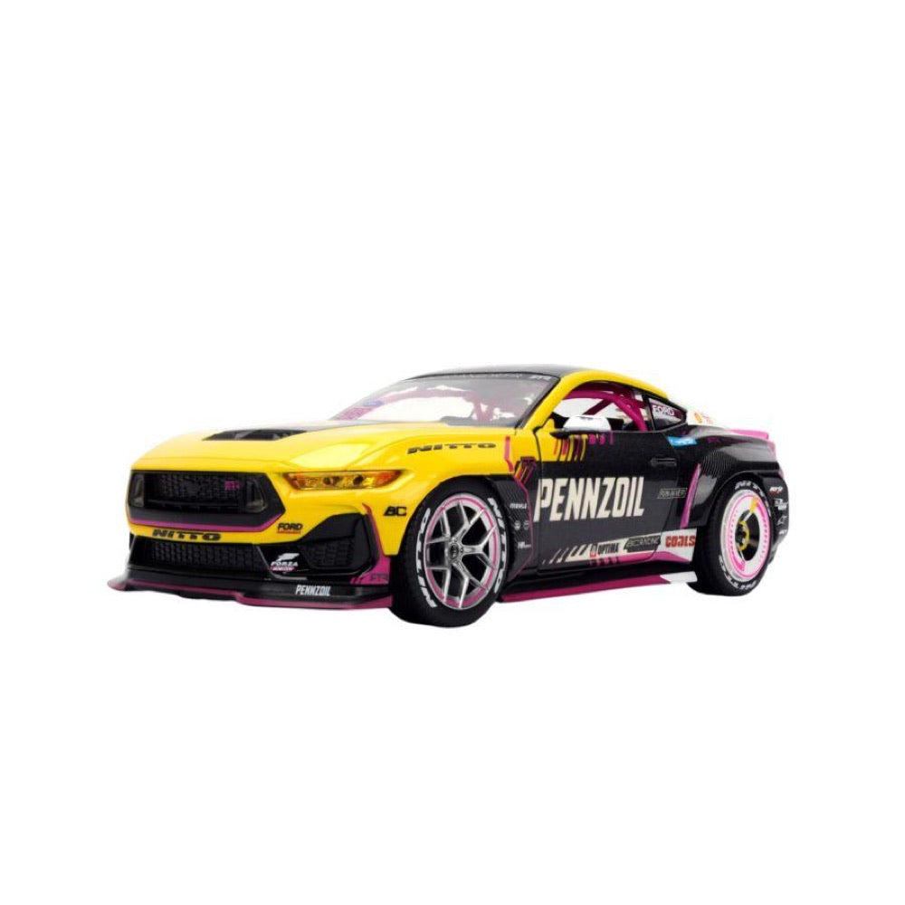 Big Time Muscle – 2025 Ford Mustang (Ben Hobson) RTR Racing 1:24 Scale Diecast Vehicle