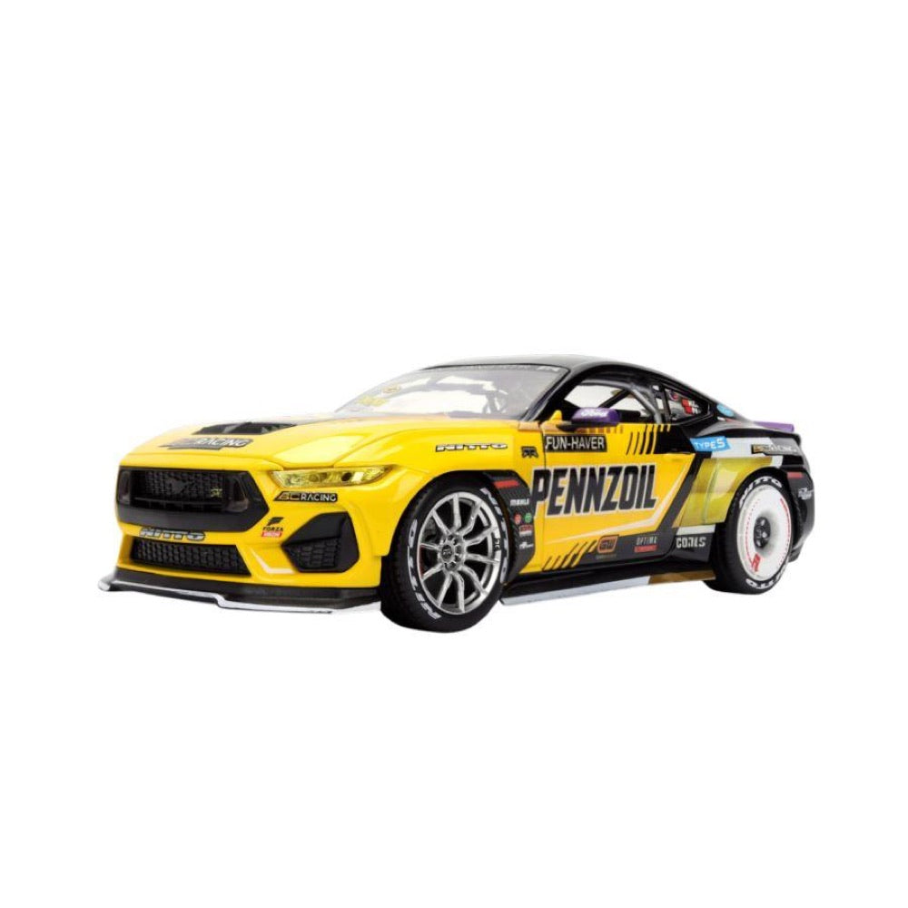Big Time Muscle – 2025 Ford Mustang (Chelsea Denofa) RTR Racing 1:24 Scale Diecast Vehicle