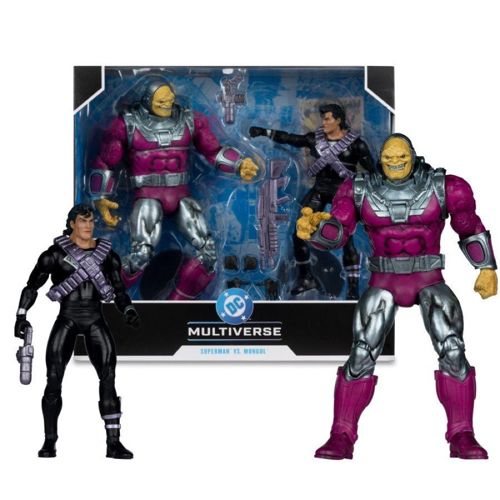 DC Multiverse – Mongul vs Kryptonian Suit Superman 7″ & MegaFig 2-Pack