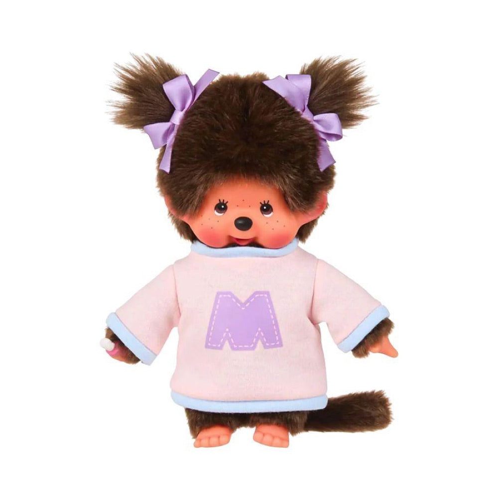 Monchhichi – Girl Bi-Coloured Sweater Plush Doll