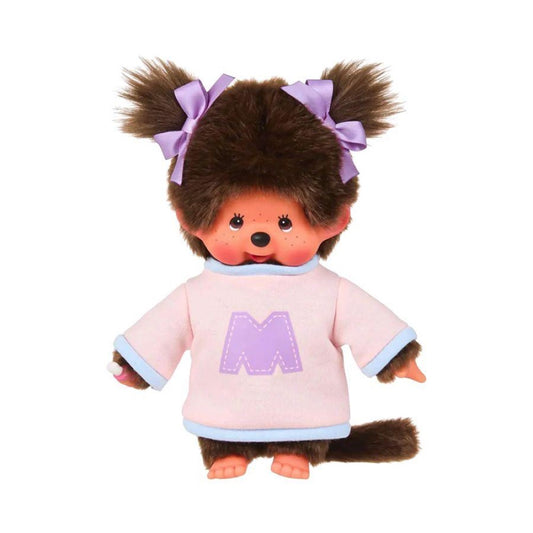 Monchhichi – Girl Bi-Coloured Sweater Plush Doll