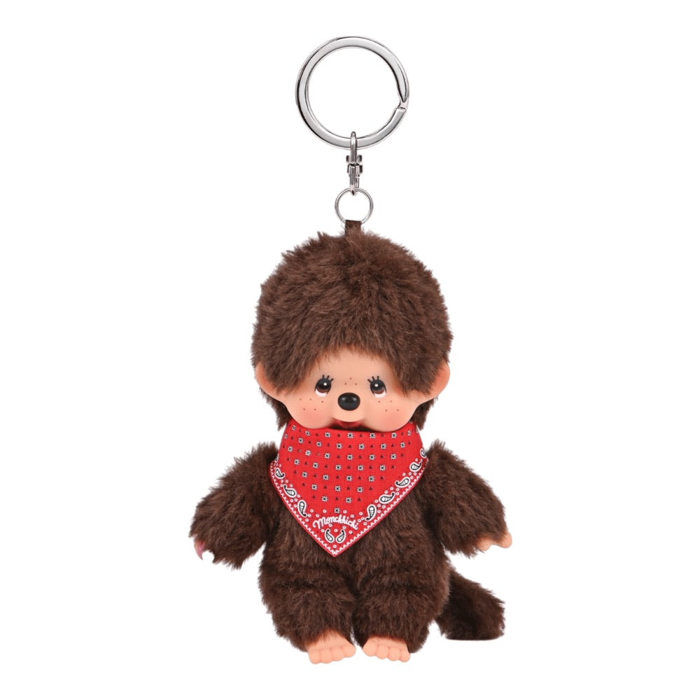 Monchhichi – Beanie Bandana Boy Keychain
