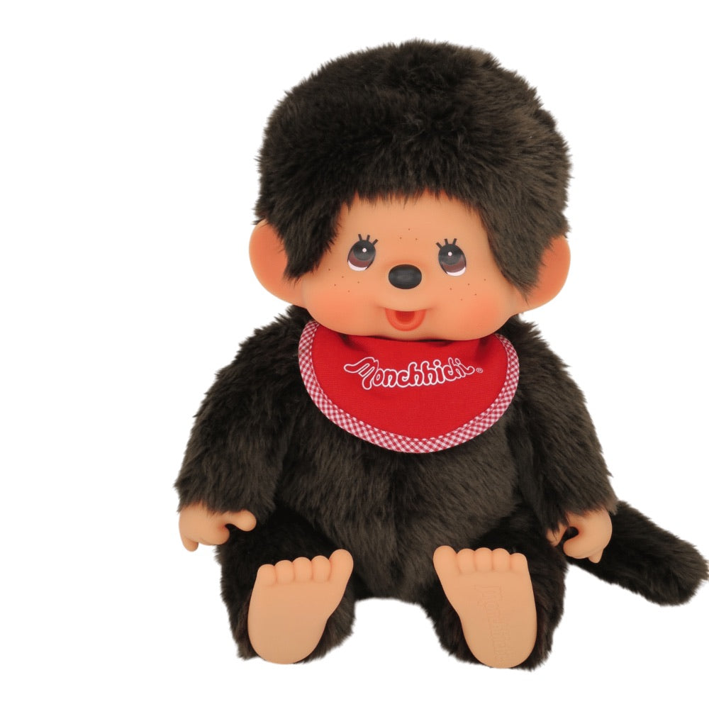 Monchhichi – SUPER SOFT Boy Red Plush Doll