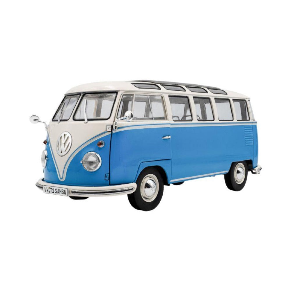 Solido – 1:18 1962 Blue Volkswagen T1 Samba Diecast Vehicle
