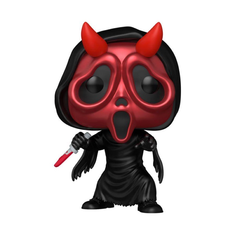Scream – Ghostface Devil Face US Exclusive Metallic Pop! Vinyl [RS]