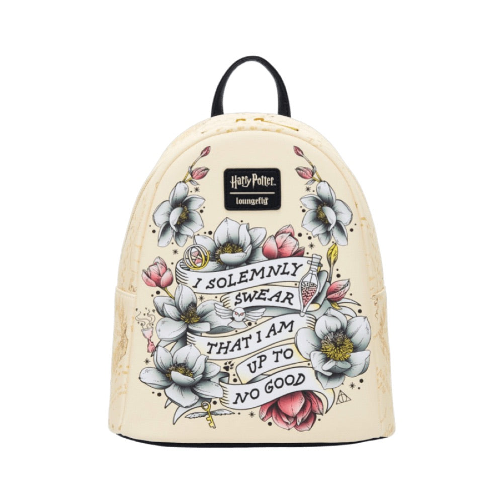 Harry Potter – Marauder’s Map Floral US Exclusive Mini Backpack [RS]