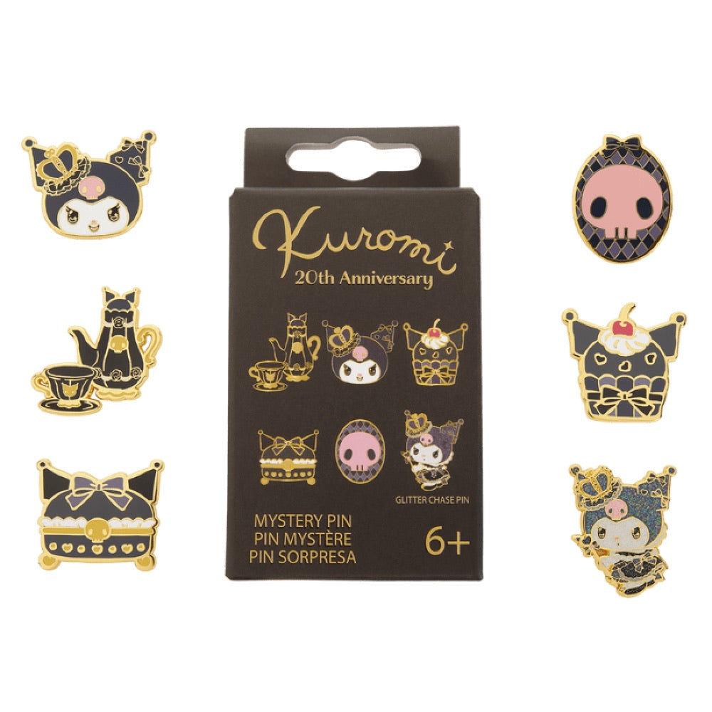 Hello Kitty – Kuromi 20th Anniversary Mystery Box Pins Assortment (Display of 12)