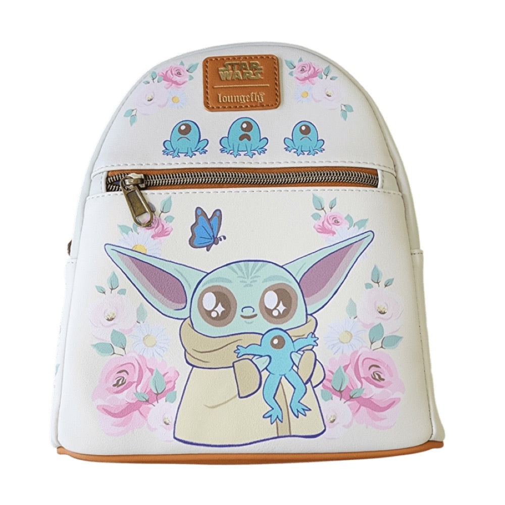 Star Wars: Mandalorian – Grogu w/Frogs US Exclusive Mini Backpack [RS]