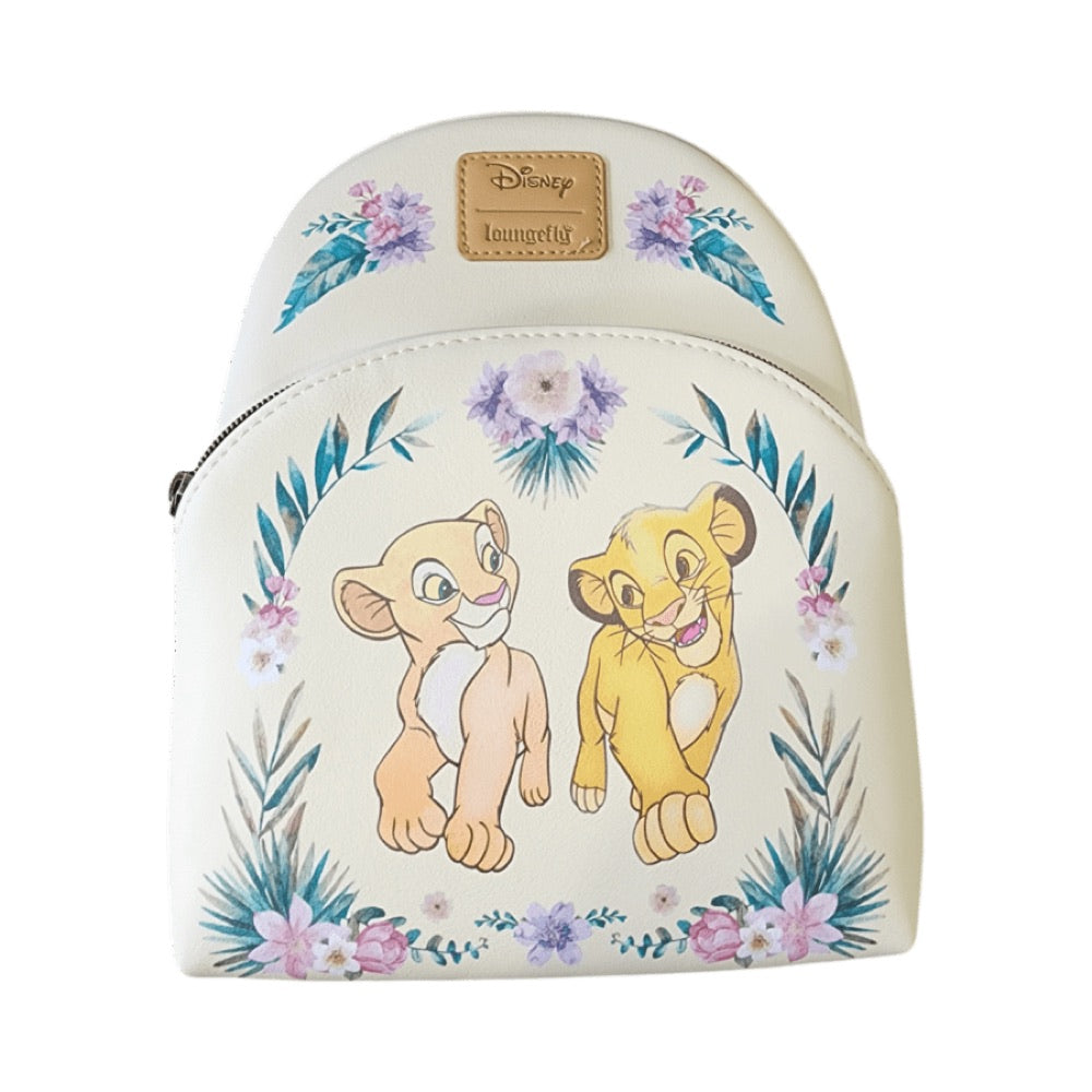 Lion King (1994) – Simba & Nala Floral US Exclusive Mini Backpack [RS]