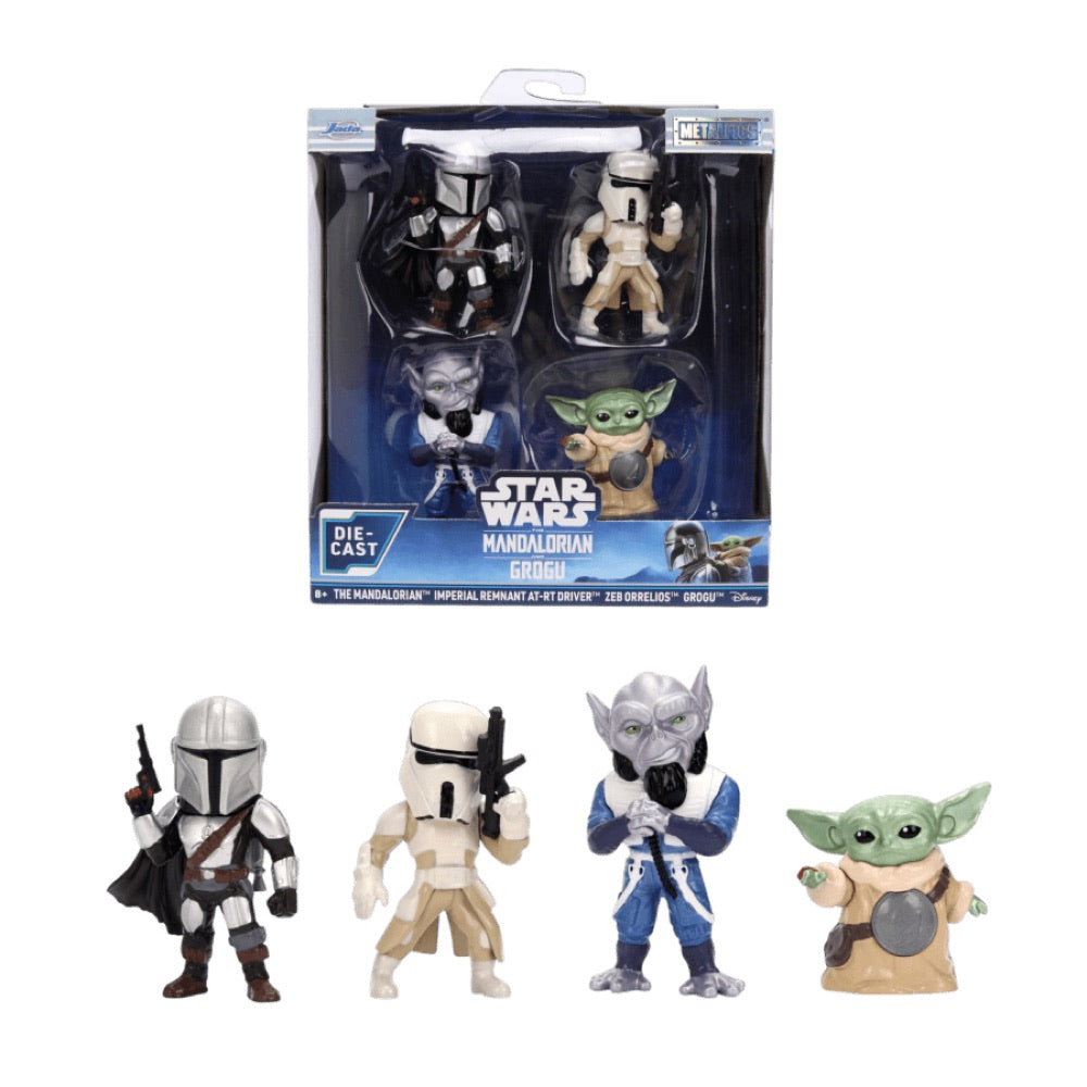 The Mandalorian & Grogu (2026) – 2.5″ Metalfigs 4-Pack