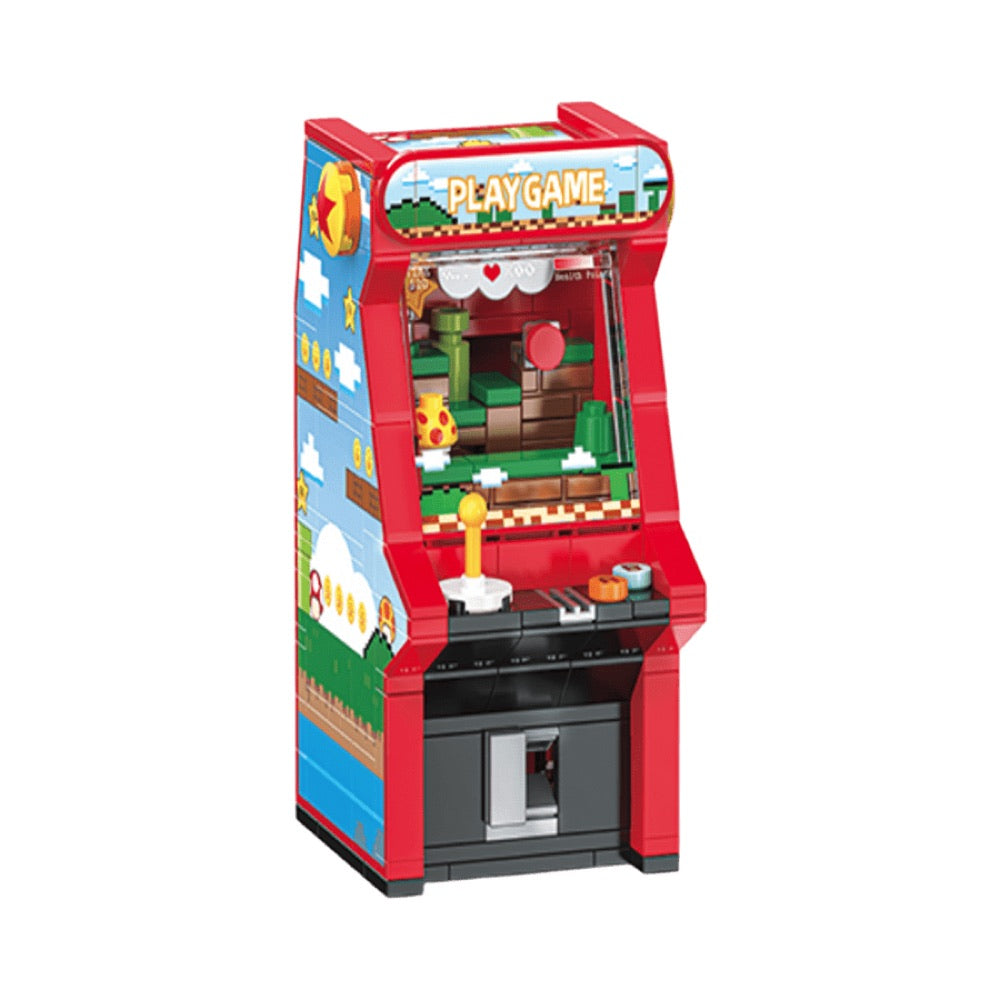 JAKI – Arcade Gaming Cabinet Plastic Brick Model Kit (210 Piece Set)