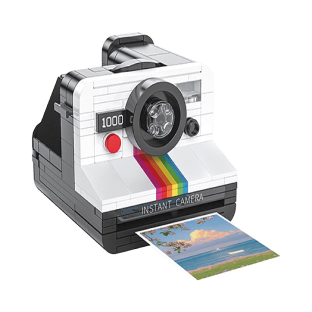 JAKI – Instant Print Camera Plastic Brick Model Kit (235 Piece Set)