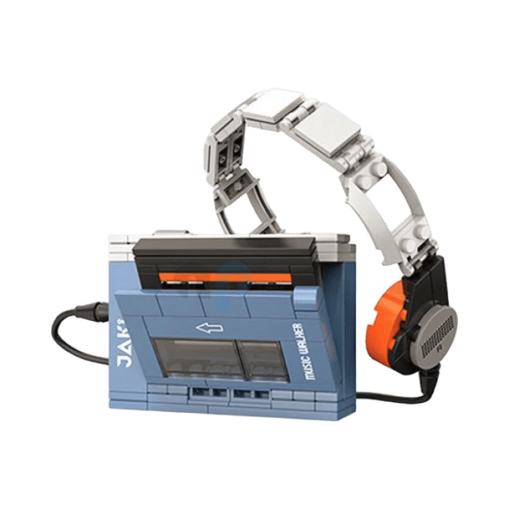 JAKI – CasSette Music Walker Plastic Brick Model Kit (156 Piece Set)