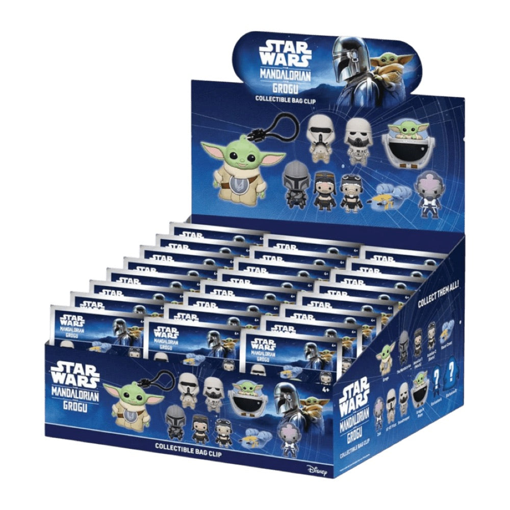 Mandalorian & Grogu (2026) – 3D PVC Bag Clip Blind Bag (Display of 24)
