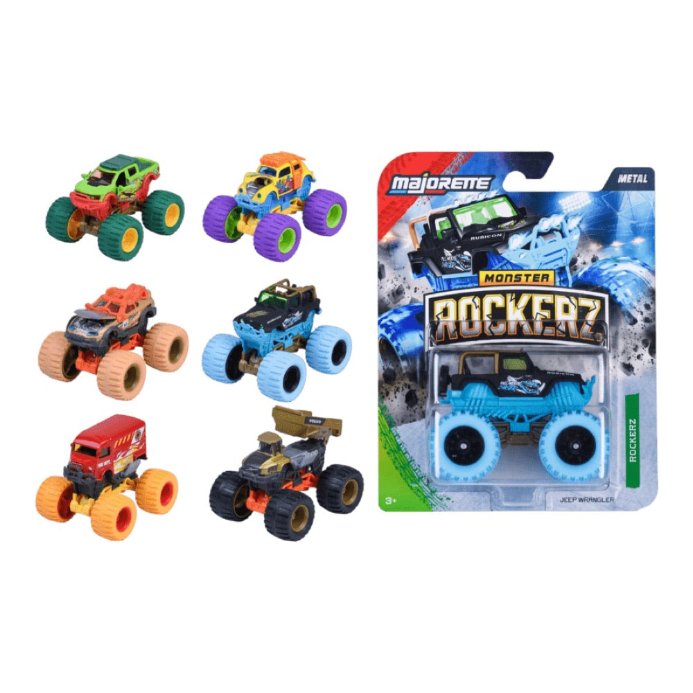 Majorette – 1:64 Monster Rockerz 12ct H/S