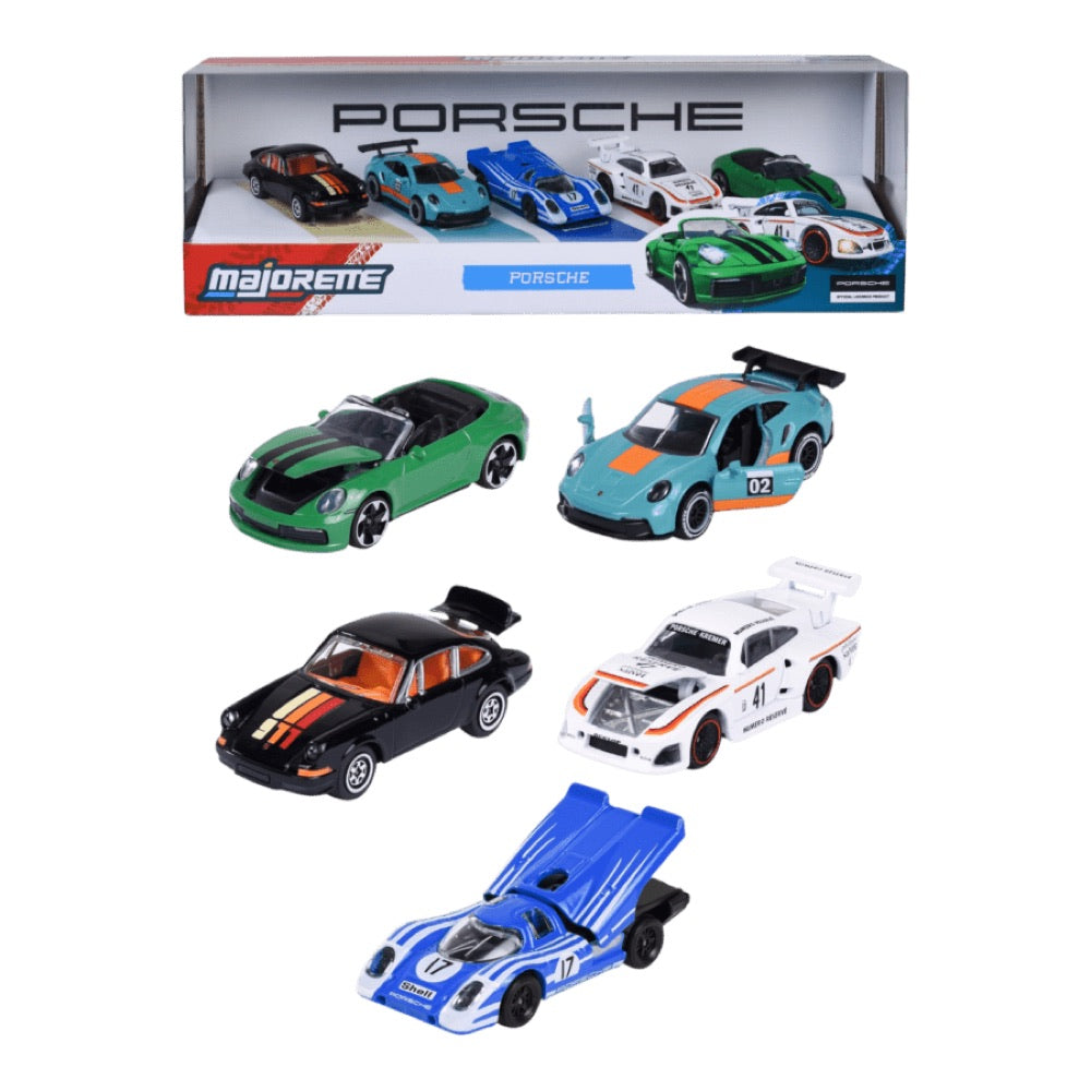 Majorette – 1:64 Porsche 5 Vehicle Giftpack