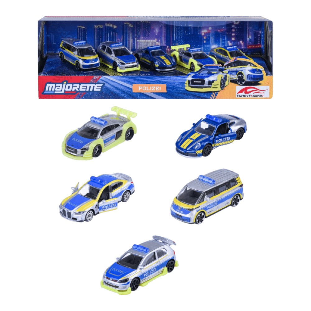 Majorette – 1:64 Tune It Safe 5 Vehicle Giftpack