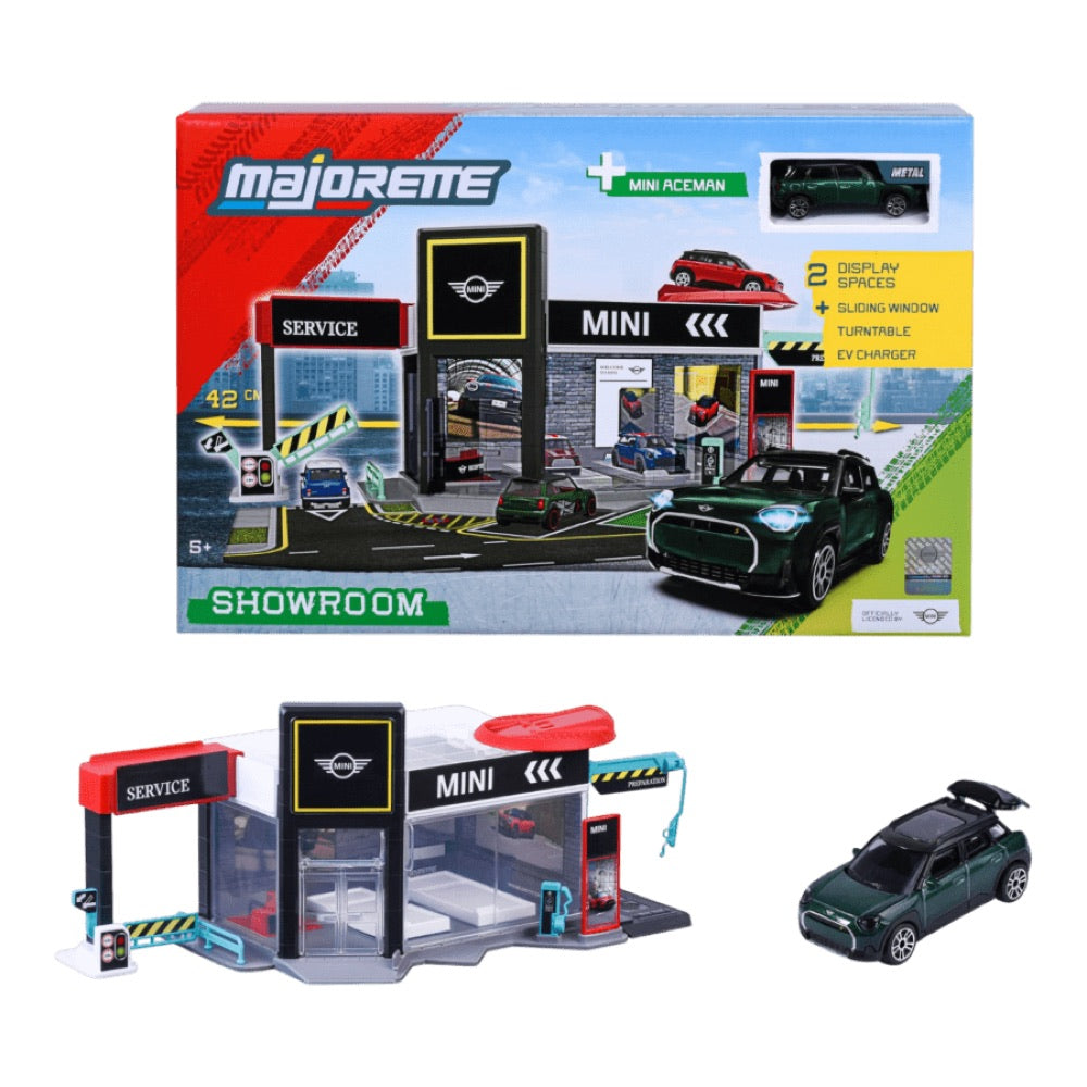 Majorette – 1:64 Mini Showroom w/Mini Car
