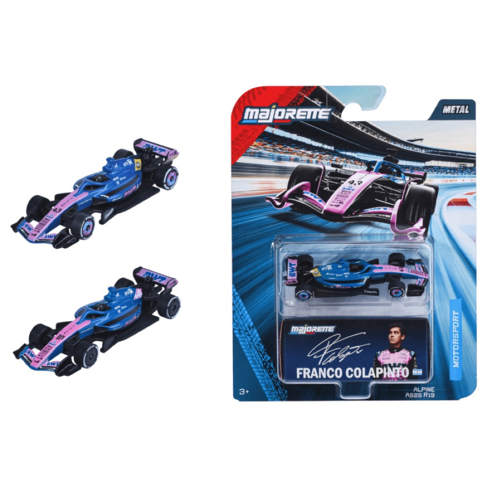 Majorette – 1:64 Formula 1 Motorsport Alpine Deluxe Cars 12ct H/S