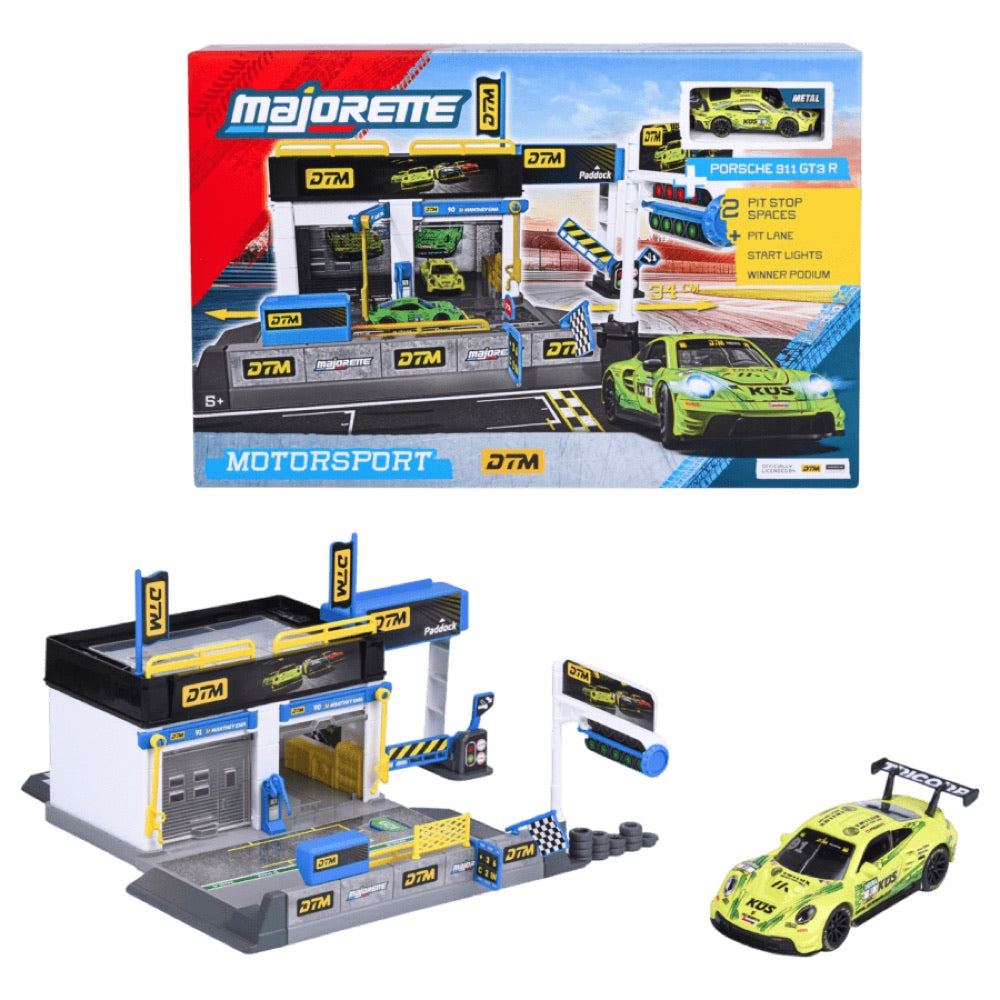 Majorette – 1:64 Motorsport DTM Pit Stop w/Porsche