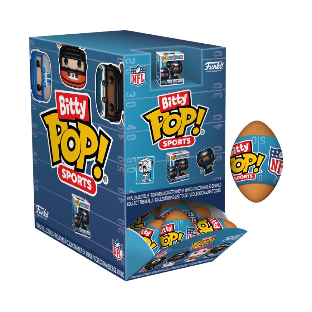 NFL – Football Capsule Bitty Pop! Assortment (Display of 24)