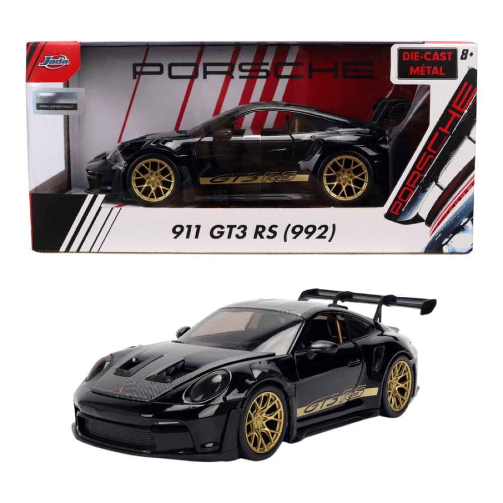 HyperSpec – 1:24 Porsche 911 GT3 RS (992) (Gloss Black) Diecast Vehicle