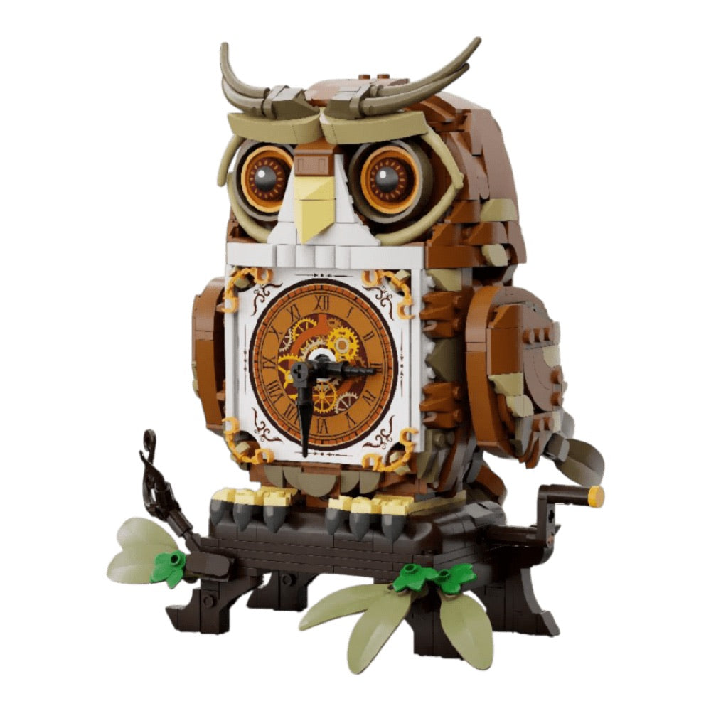 Retro Collection – Owl Clock Construction Set (897 Pcs)