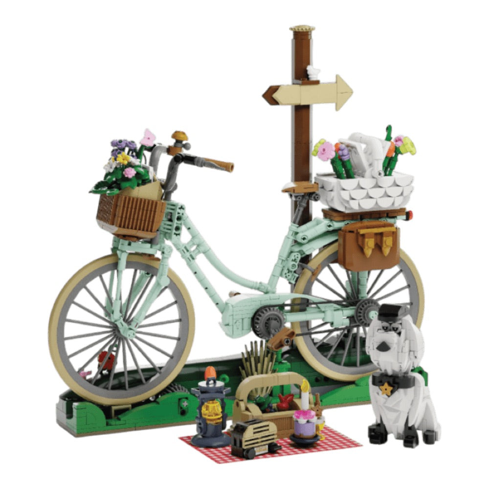 Spring Picnic Bicycle Construction Set (1079 Pcs)