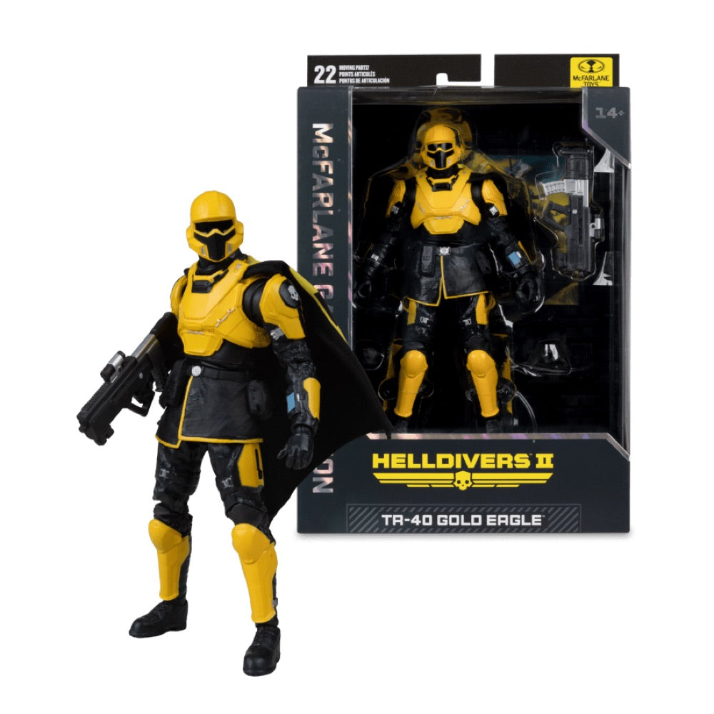 Helldivers II – Tr-40 Gold Eagle Gaming Edition 7″ Figure