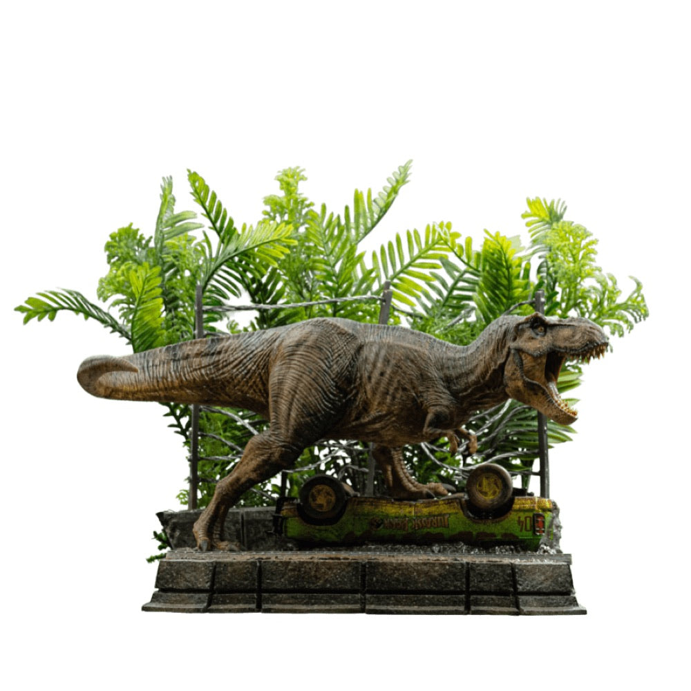 Jurassic Park – T-Rex Breakout Scene Icons Statue