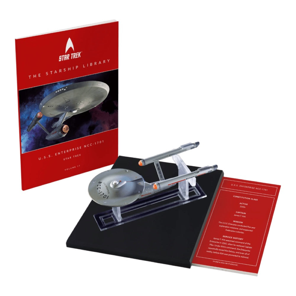 Star Trek: The Original Series – U.S.S. Enterprise NCC-1701 Diecast Ship & Book