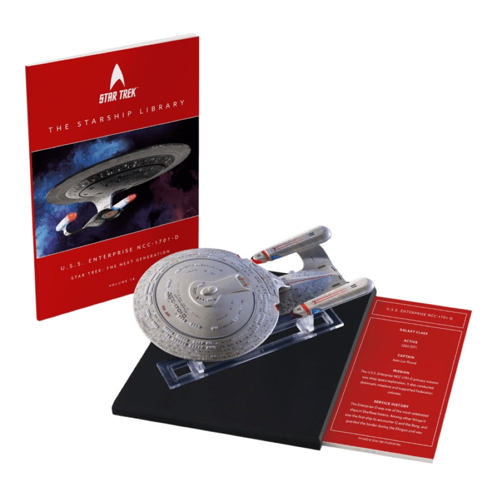 Star Trek: The Next Generation – U.S.S. Enterprise NCC-1701-D Diecast Ship & Book