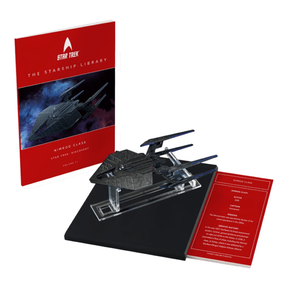 Star Trek: Discovery – Nimrod Class (Section 31) Diecast Ship & Book