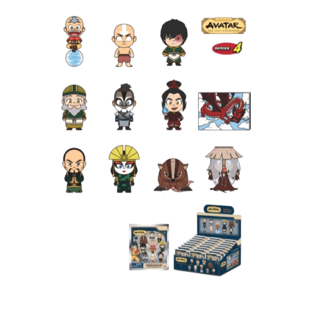 Avatar: The Last Airbender – 3D PVC Bag Clips Series 4 (Display of 24)