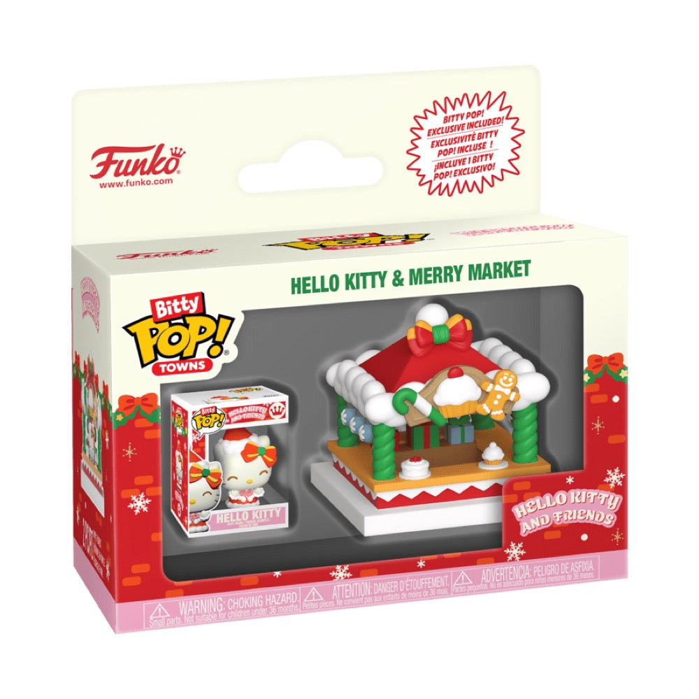 Hello Kitty – Hello Kitty w/Merry Market Bitty Pop! Town