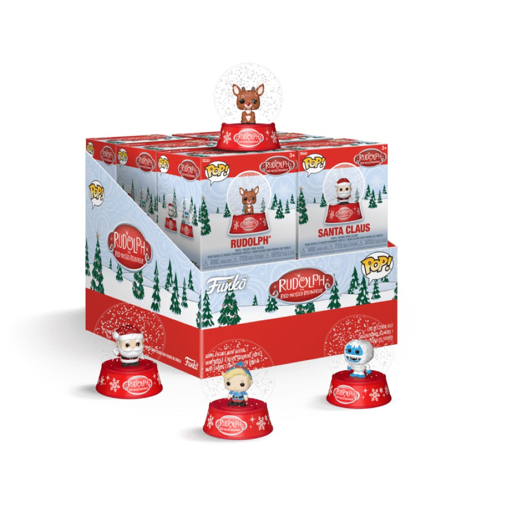 Rudolph – Mini Snow Globes Assortment (Display of 12)