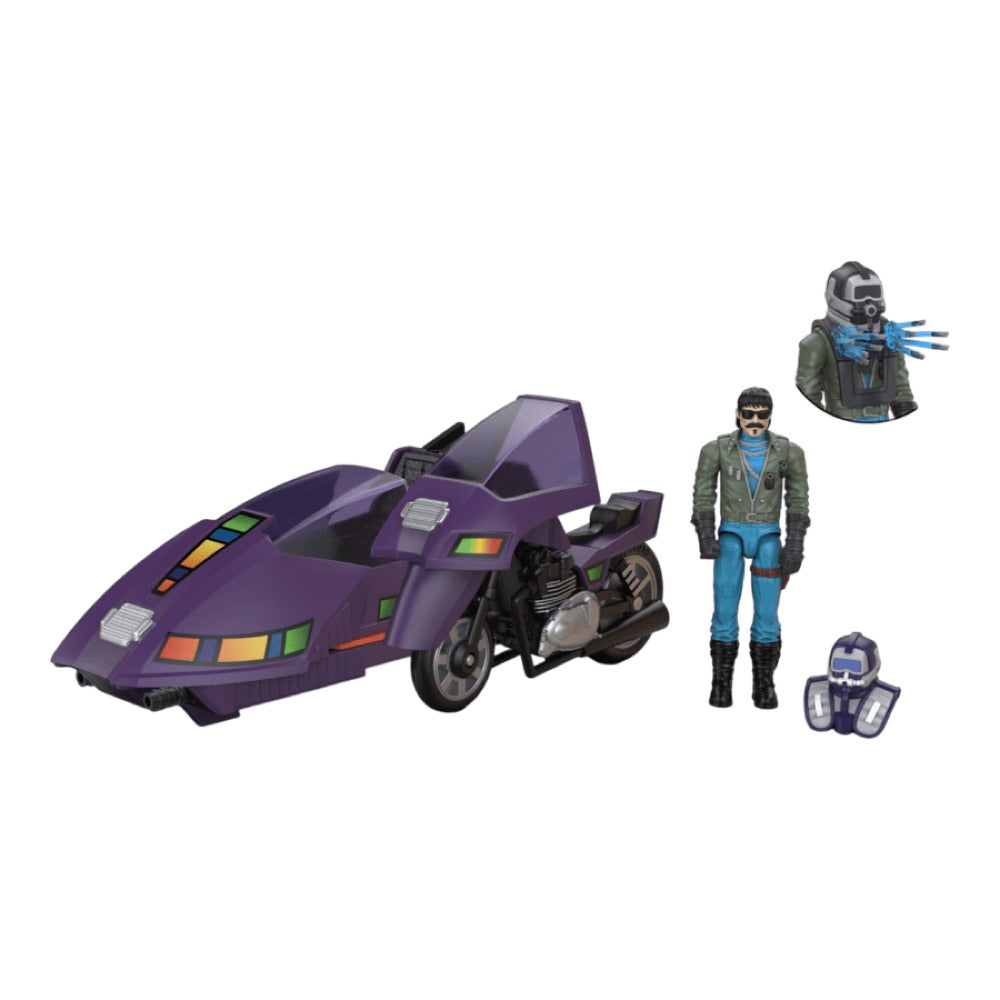 M.A.S.K. – Stealth Submarine Cycle (SSC) Vehicle with Sly Rax Action Figure
