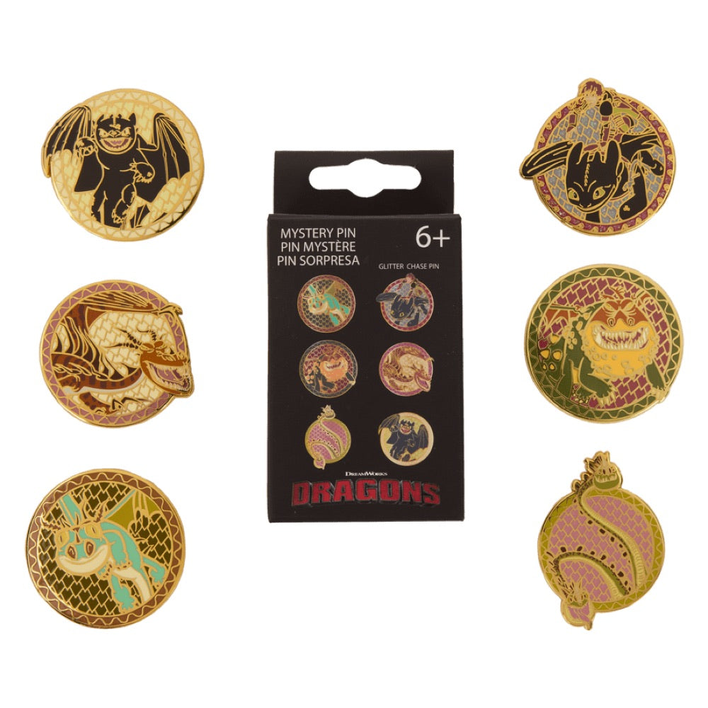 How to Train Your Dragon – Dragon Mystery Pin Blind Box (Display of 12)
