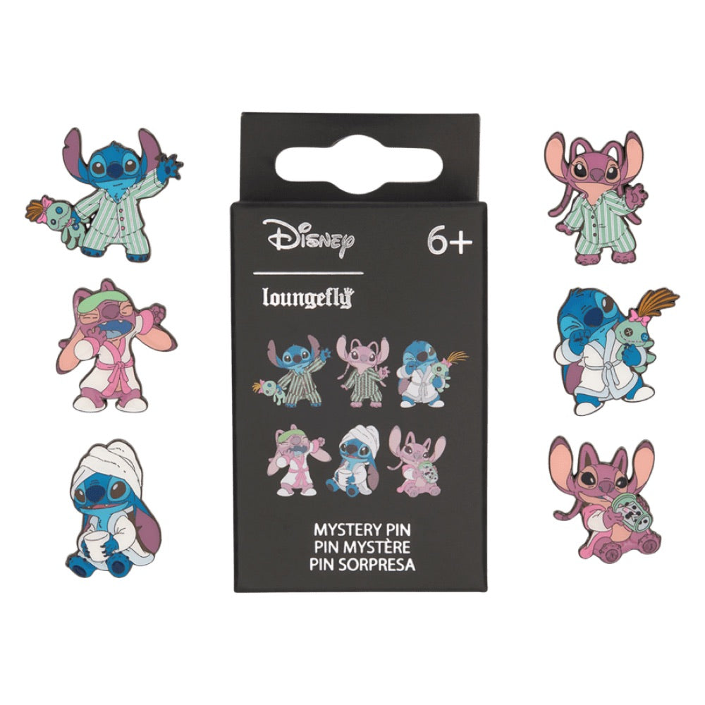 Lilo & Stitch – Stitch & Angel In PJs Mystery Pin Blind Box (Display of 12)