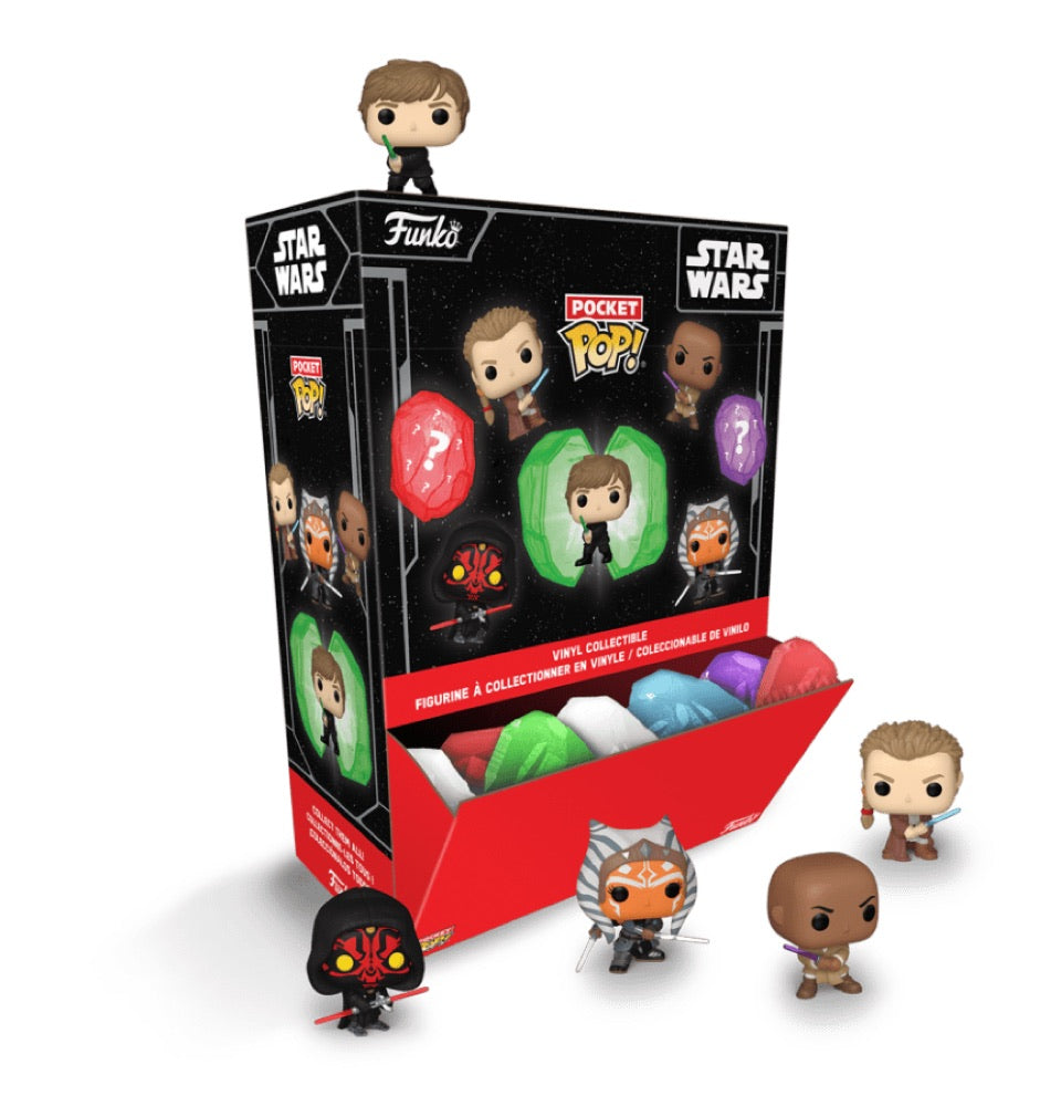Star Wars – Kyber Crystal Capsule Pocket Pop! Blind Assortment (Display of 12)