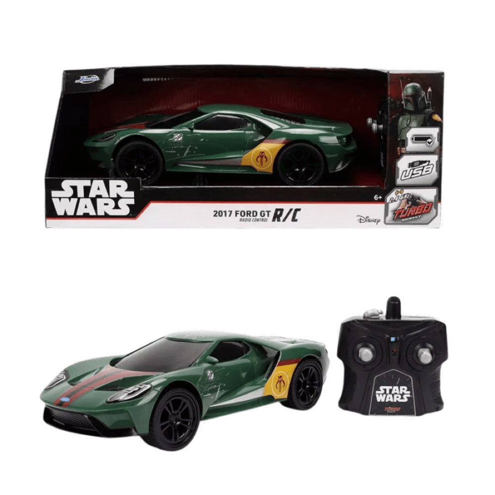 Star Wars – 1:16 2017 Ford GT (Boba Fett) Remote Control Car