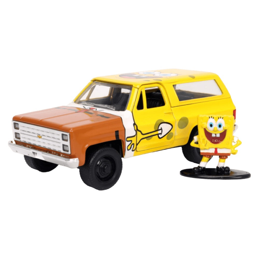SpongeBob SquarePants – 1980 Chevy K5 Blazer with SpongeBob 1:32 Scale Hollywood Ride
