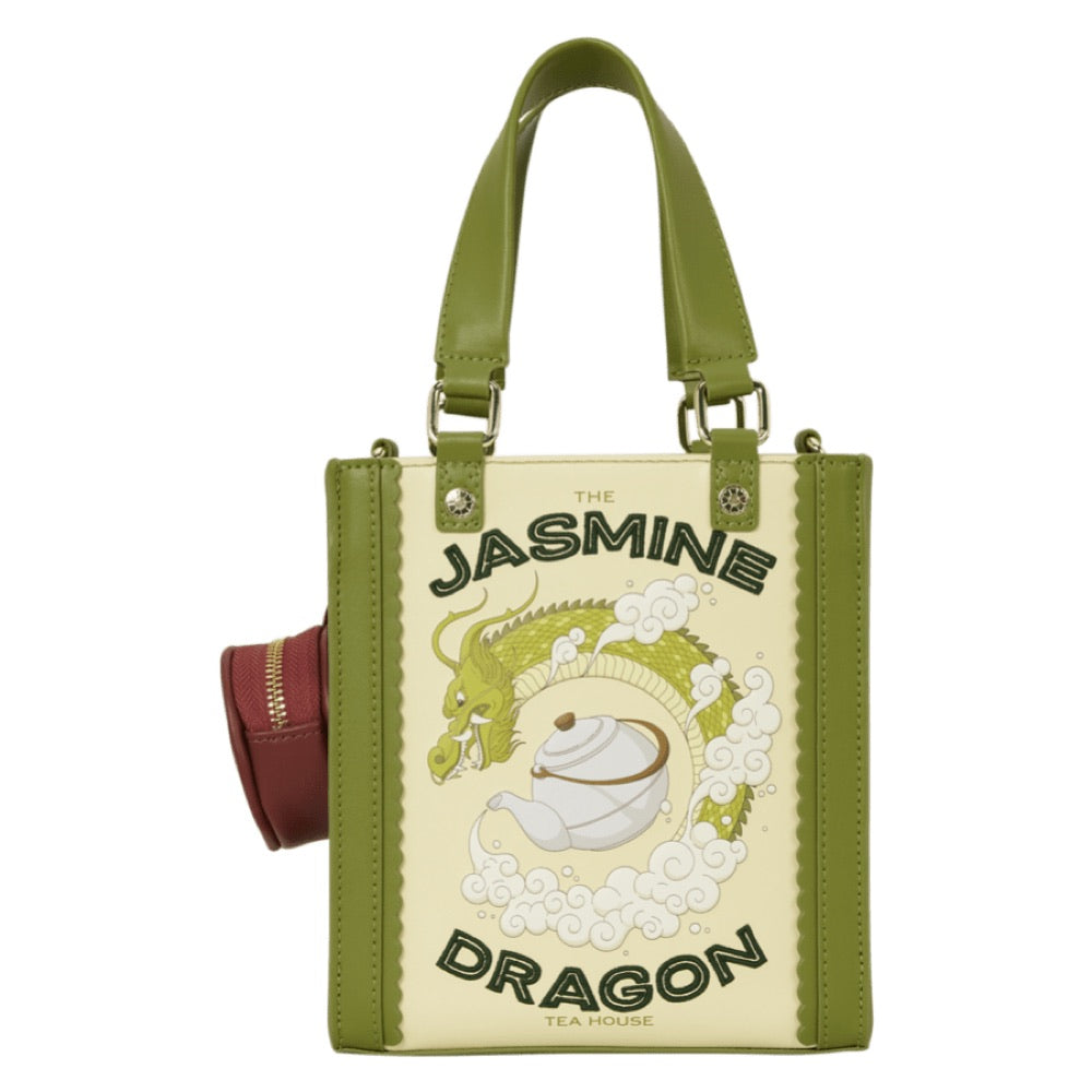 Avatar The Last Airbender – Jasmine Dragon Tote Crossbody Bag with Coin Bag