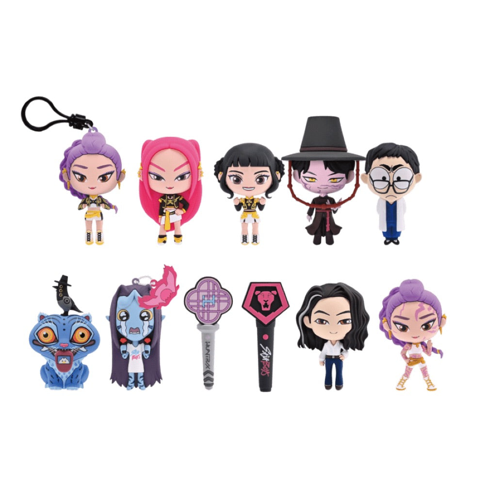 KPop Demon Hunters – 3D PVC Bag Clips Series 2 Blind Bag (Display of 24)