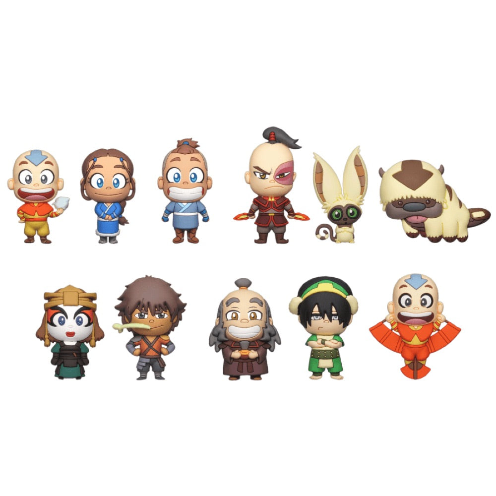 Avatar: The Last Airbender – 3D PVC PVC Bag Clips Series 1 Blind Bag (Display of 24)